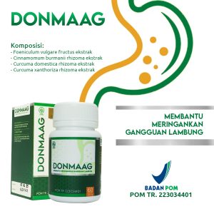 Kapsul Donmaag 60 kpsl Obat Herbal Maag