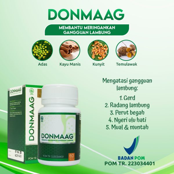 Kapsul Donmaag 60 kpsl Obat Herbal Maag - Gambar 3