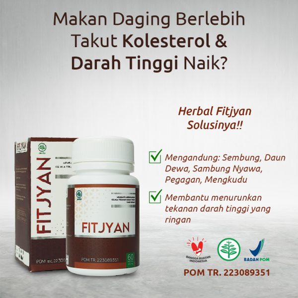 Kapsul Fitjyan 60kpsl Obat Herbal Darah Tinggi - Gambar 2