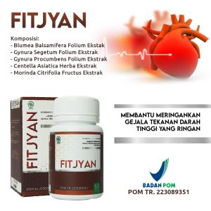 Kapsul Fitjyan 60kpsl Obat Herbal Darah Tinggi