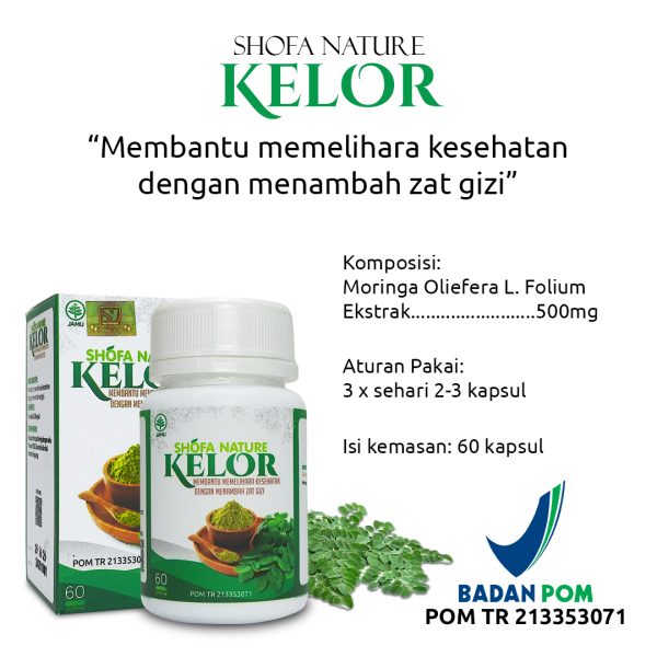 Kapsul Daun Kelor 60 kpsl Meningkatkan Imunitas