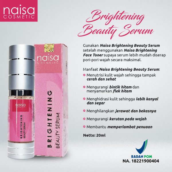 Naisa Brightening Beauty Serum 20ml - Gambar 2