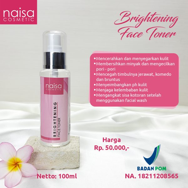 Naisa Brightening Face Toner 100ml - Gambar 3
