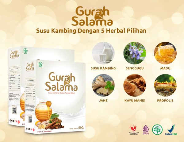 Susu Kambing Gurah Salama 1000gr Herbal Masalah Pernafasan - Gambar 4