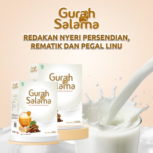 Susu Kambing Gurah Salama 1000gr Herbal Masalah Pernafasan - Gambar 2